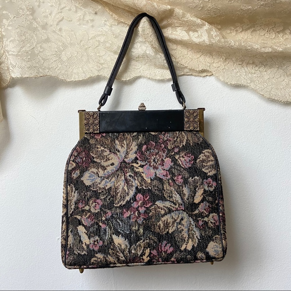 1950’s Bags by Edward • Tapestry Bag - Picture 3 of 13